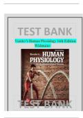 Test Bank For Vander&rsquo;s Human Physiology 16th Edition By Eric Widmaier&comma; Hershel Raff and Kevin Strang&vert;9781265131814&vert; Chapters 1-18&vert; LATEST