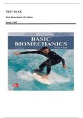 Test Bank for Basic Biomechanics 9th Edition by Susan J&period; Hall &vert;ISBN&colon;  9781265748593&vert; Guide A&plus;