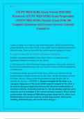 ATI PN MED SURG Exam Newest 2025-2026  Proctored &sol;ATI PN MED SURG Exam Preparation  &sol;ATI PN MED SURG Practice Exam With 100  Complete Questions And Correct Answers &vert;Already  Graded A&plus;