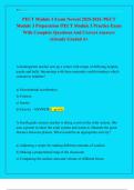 PECT Module 3 Exam Newest 2025-2026 &sol;PECT  Module 3 Preparation &sol;PECT Module 3 Practice Exam  With Complete Questions And Correct Answers  &vert;Already Graded A&plus; 