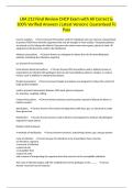 LRA 212 Final Review CHCP Exam with All Correct & 100&percnt; Verified Answers &vert;Latest Version&vert; Guaranteed To Pass