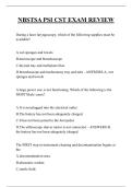 NBSTSA PSI CST EXAM REVIEW QUESTIONS AND ANSWERS 2025