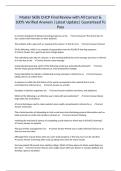 Master Skills CHCP Final Review with All Correct & 100&percnt; Verified Answers &vert;Latest Update&vert; Guaranteed To Pass