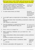 MA Final Exam &lpar;1&sol;2&rpar; CHCP with all Correct & 100&percnt; Verified Answers &vert;Actual Complete Exam&vert; Already Graded A&plus;