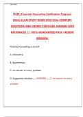 FICEP Financial Counseling Certification Final Exam 2025&colon; Study Guide & Exam Prep