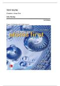 Test Bank for Chemistry&colon; Atoms First 3rd Edition by Julia Burdge &vert;ISBN&colon; 9781259638138&vert; Guide A&plus;