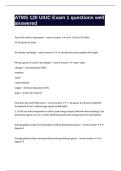 ATMS 120 UIUC Exam 1 questions well answered 