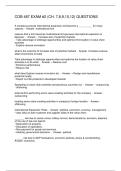 COB 487 EXAM -2 &lpar;CH&period; 7&comma;8&comma;9&comma;10&comma;12&rpar; QUESTIONS