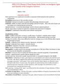   NUR 3191 Pharm 3 Final Exam Study Guide on Analgesic Agents and Opioids with Complete Solution&comma;&percnt;CORRECT