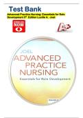Test Bank Advanced Practice Nursing&colon; Essentials for Role Development 5th Edition Lucille A&period; Joel&colon;