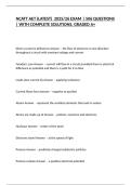 NCATT AET &lpar;LATEST&rpar;  2025&sol;26 EXAM &vert; 506 QUESTIONS &vert; WITH COMPLETE SOLUTIONS&comma; GRADED A&plus;