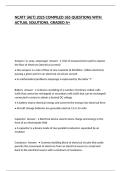 NCATT &lpar;AET&rpar; 2025 COMPILED 365 QUESTIONS WITH ACTUAL SOLUTIONS&comma; GRADED A&plus;