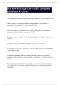 Sur 110 final questions with complete solutions A&plus; rated
