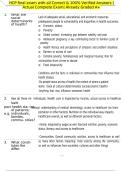 HCP final exam with all Correct & 100&percnt; Verified Answers &vert;Actual Complete Exam&vert; Already Graded A&plus;