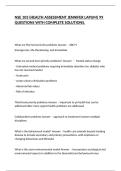NSE 103 &lpar;HEALTH ASSESSMENT JENNIFER LAPUM&rpar; 99 QUESTIONS WITH COMPLETE SOLUTIONS&period;