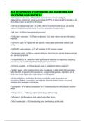 HCA 101 UPDATED STUDYS GUIDE ALL QUESTIONS AND SOLUTIONS GUARANTEE A&plus;