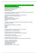 HCA 101 TEST 2026&sol;2027 PAPER LATEST QUESTIONS AND SOLUTIONS GUARANTEE A&plus;