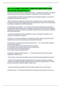 HCA 101 EXAMS 2026&sol;2027 SCRIPTED QUESTIONS AND SOLUTIONS GUARANTEE A&plus;