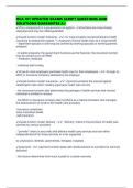 HCA 101 UPDATED EXAMS SCRIPT QUESTIONS AND SOLUTIONS GUARANTEE A&plus;