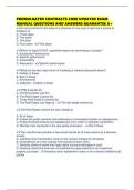 PROMULGATED CONTRACTS CORE UPDATED EXAM MANUAL QUESTIONS AND ANSWERS GUARANTEE A&plus;