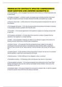 PROMULGATED CONTRACTS UPDATED COMPREHENSIVE EXAM QUESTIONS AND ANSWERS GUARANTEE A&plus;