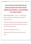 USPS 474 Final Exam Guide 2025 &vert; Postal Service Mail Carrier Exam &vert; 474 Virtual Entry Assessment
