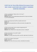 &lbrack;CAP&rsqb; Civil Air Patrol Billy Mitchell Aerospace Exam 2025  EXAM  QUESTIONS AND CORRECT ANSWERS &lpar;VERIFIED ANSWERS&rpar;