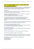 OHIO PT JURISPRUDENCE END OF COURSE QUESTIONS AND ANSWERS GRADED A&plus;