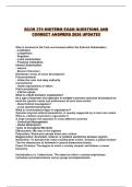 BCOR 370 MIDTERM EXAM QUESTIONS AND CORRECT ANSWERS 2026 UPDATE&excl;&excl;