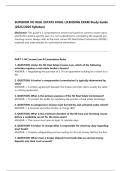 SUPERIOR NC REAL ESTATE FINAL LICENSING EXAM Study Guide &lpar;2025&sol;2026 Syllabus