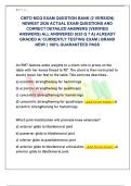 CMTO MCQ EXAM QUESTION BANK &lpar;2 VERSION&rpar;  NEWEST 2026 ACTUAL EXAM QUESTIONS AND  CORRECT DETAILED ANSWERS &lpar;VERIFIED  ANSWERS&rpar; ALL ANSWERED &lbrace;635 Q 7 A&rcub; ALREADY  GRADED A&sol; CURRENTLY TESTING EXAM &vert; BRAND  NEW&excl; &vert; 100&percnt; GUARANTEED PASS 