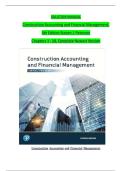 Construction Accounting and Financial Management &lpar;4th Edition&rpar; &ndash; Steven J&period; Peterson &vert; Complete Solution Manual &lpar;Chapters 1&ndash;18&rpar;