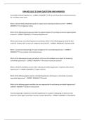 RNA 805 QUIZ 3 EXAM QUESTIONS AND ANSWERS