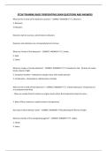 STCW TRAINING BASIC FIREFIGHTING EXAM QUESTIONS AND ANSWERS