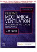 Test Bank for Pilbeam's Mechanical Ventilation&colon; Physiological and Clinical Applications 8th Edition by Jimmy M&period; Cairo