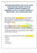 NRSG266 EXAM NEWEST 2026 ACTUAL EXAM  QUESTIONS AND CORRECT DETAILED  ANSWERS &lpar;VERIFIED ANSWERS&rpar; ALL  ANSWERED &lbrace;130 Q & A&rcub; ALREADY GRADED A&plus; &vert;  BRAND NEW&excl; &vert; 100&percnt; GUARANTEED PASS 