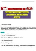 History 1020 Ferguson Final Exam 4 Questions and All Actual Answers Updated&period;