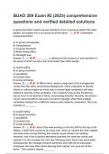 BUAD 309 Exam 2 &lpar;2025&ndash;2026&rpar; &vert; Comprehensive Questions and Verified Detailed Solutions &vert; Organizational Behavior Study Guide