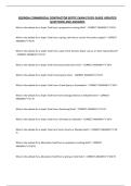 GEORGIA COMMERCIAL CONTRACTOR SEPTIC EXAM STUDY GUIDE UPDATED QUESTIONS AND