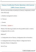 Genesys Certification Practice Questions with Answers  &lpar;100&percnt; Correct Answers&rpar; 