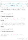 Genesys Certified Cloud Partner &lpar;CCP&rpar; Questions with  Answers &lpar;100&percnt; Correct Answers&rpar;