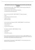 EMD RECERTIFICATION TEST PREPARATION EXAM UPDATED QUESTIONS AND ANSWERS