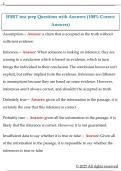 HSRT test prep Questions with Answers &lpar;100&percnt; Correct  Answers&rpar;