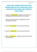 NAS2 CHALLENGE EXAM 2025-2026 BRAND NEW ACTUAL EXAM WITH 100- VERIFIED QUESTIONS AND CORRECT SOLUTIONS 