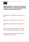 NURS 5432- FNP 1 Final Part 2 Final Exam &lpar;Updated 2025&rpar; 1 100 Complete Questions & Answers &lpar;Solved&rpar; 100&percnt; Correct