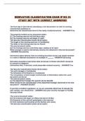 DERIVATIVE CLASSIFICATION EXAM IF103&period;16 STUDY SET WITH CORRECT ANSWERS&excl;&excl;