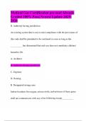 Medical Gas Certification pre-test&vert; Already Graded 100&percnt; Pass&vert; Newest Update 2025-2026