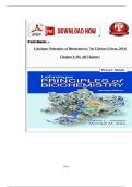 Test Bank - Lehninger Principles of Biochemistry&comma; 7th Edition &lpar;Nelson&comma; 2018&rpar; Chapter 1-28 &vert; All Chapters