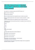 OM 300 Chilcutt Exam 2 &ndash; 2025&sol;2026 Multiple Choice & PPT Definitions &vert; Latest Updates &vert; Study Guide