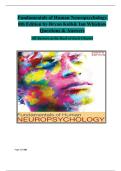 Fundamentals of Human Neuropsychology (8th Edition) – Bryan Kolb & Ian Whishaw – Complete Test Bank with Answers